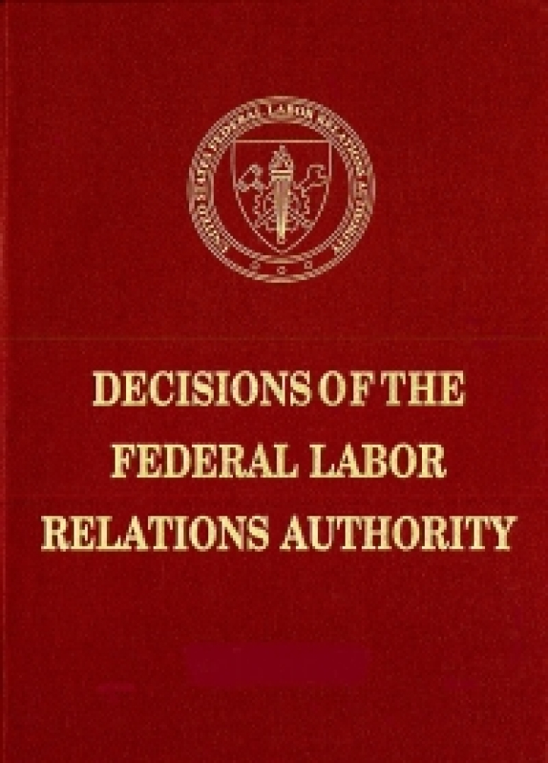 Decisions of the Federal Labor Relations Authority, Volume 68, October 1, 2014 Through September 30, 2015