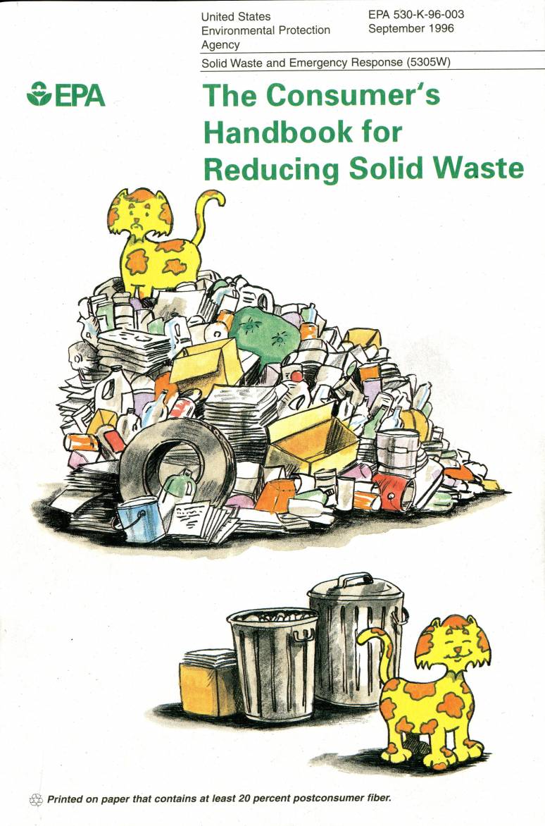 Consumer's Handbook for Reducing Solid Waste