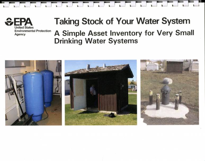 Taking Stock of Your Water System: A Simple Asset Inventory for Very Small Drinking Water Systems