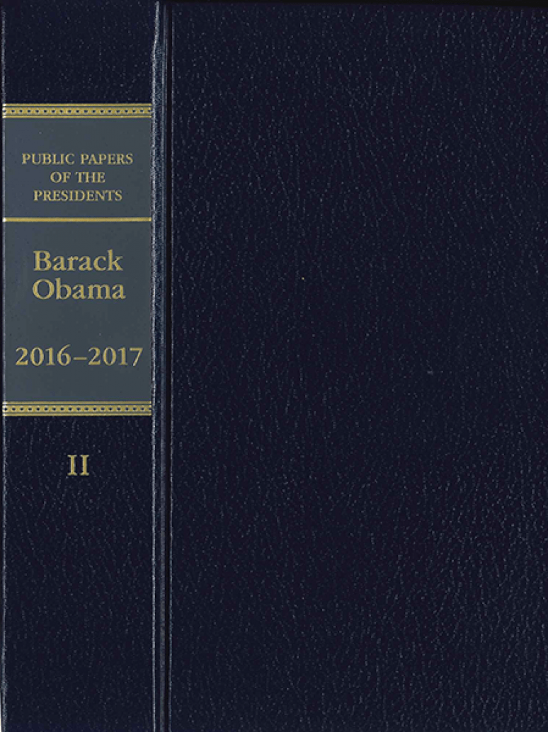 Public Papers of the Presidents of the United States: Barack Obama, 2016 Book 2