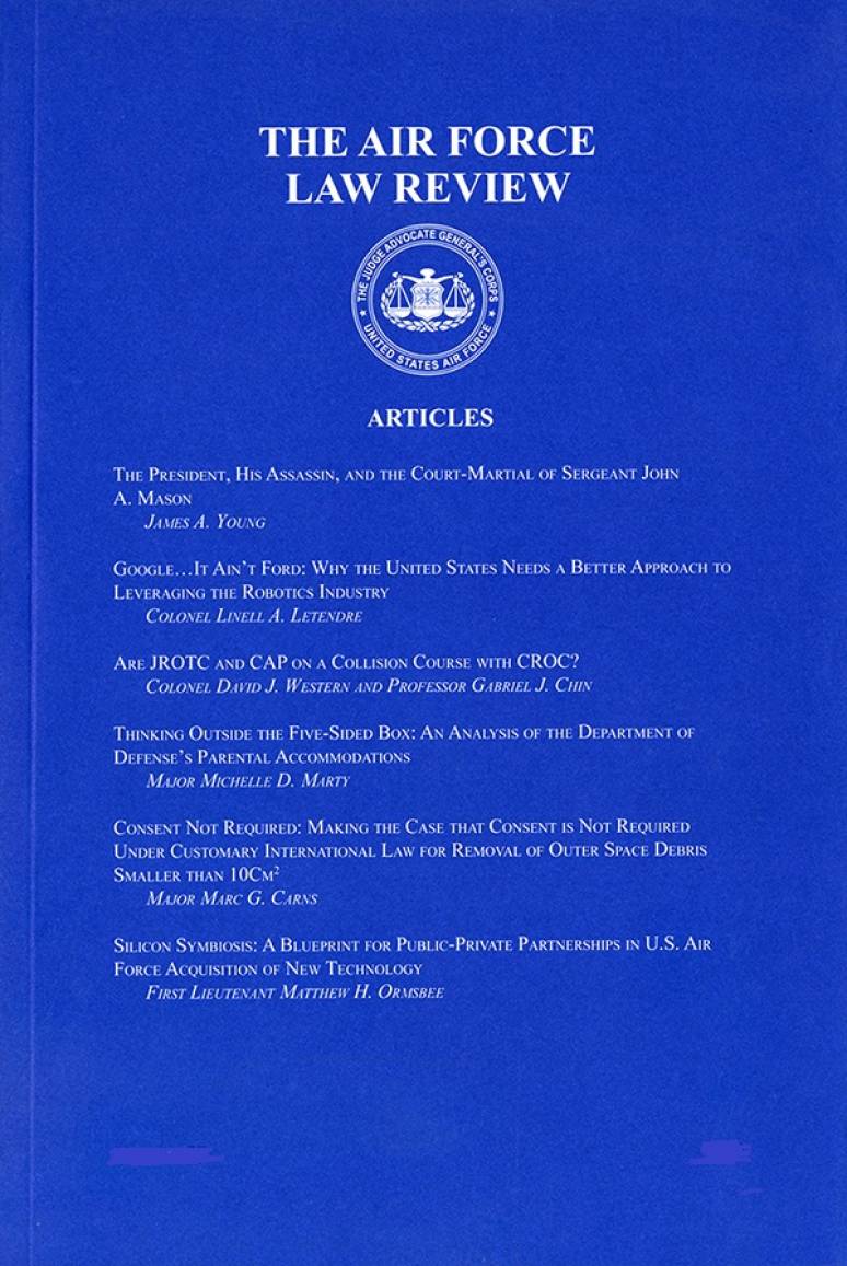 Vol. 79; Air Force Law Review