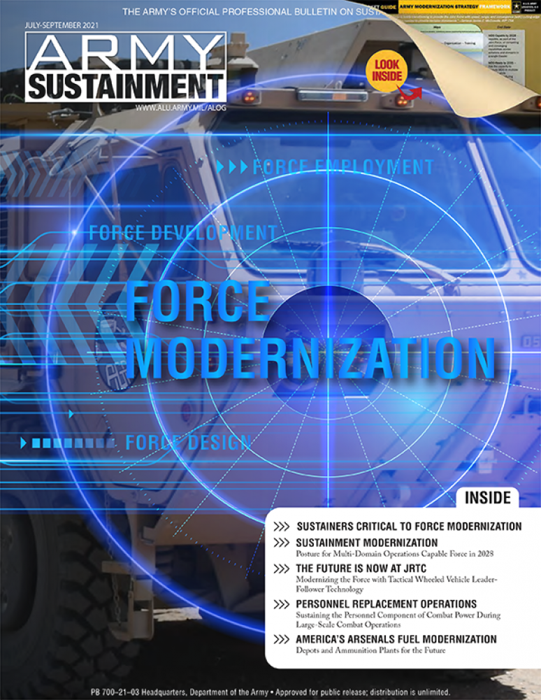 V.53 #3 July-sept.2021; Army Sustainment (formerly Army Logistician)