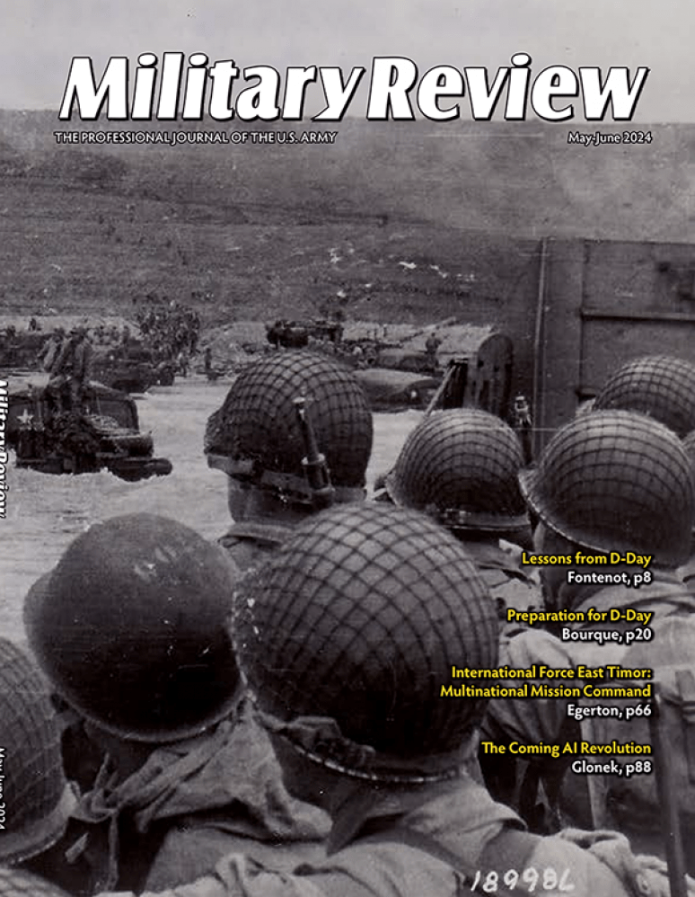 Military Review: The Professional Journal of the United States Army