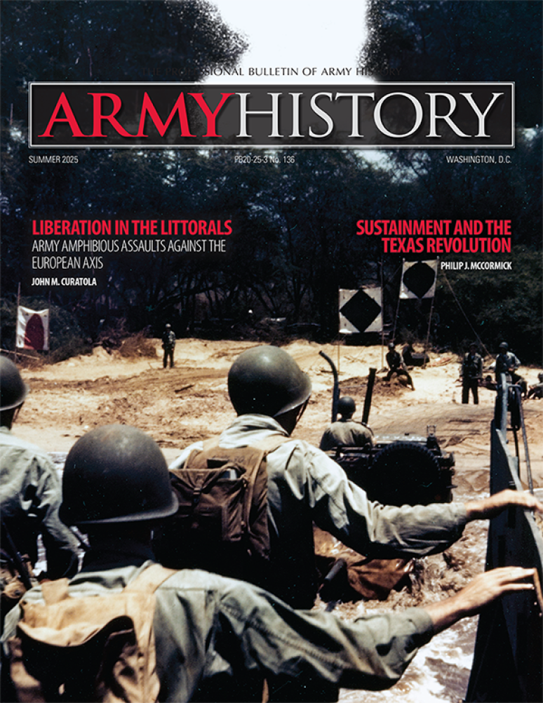 Issue 136 Summer 2025; Army History