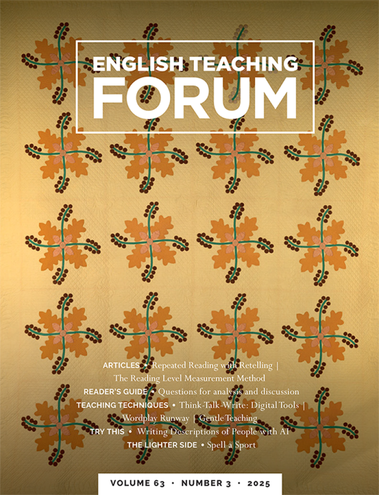 V. 63 #3; English Teaching Forum