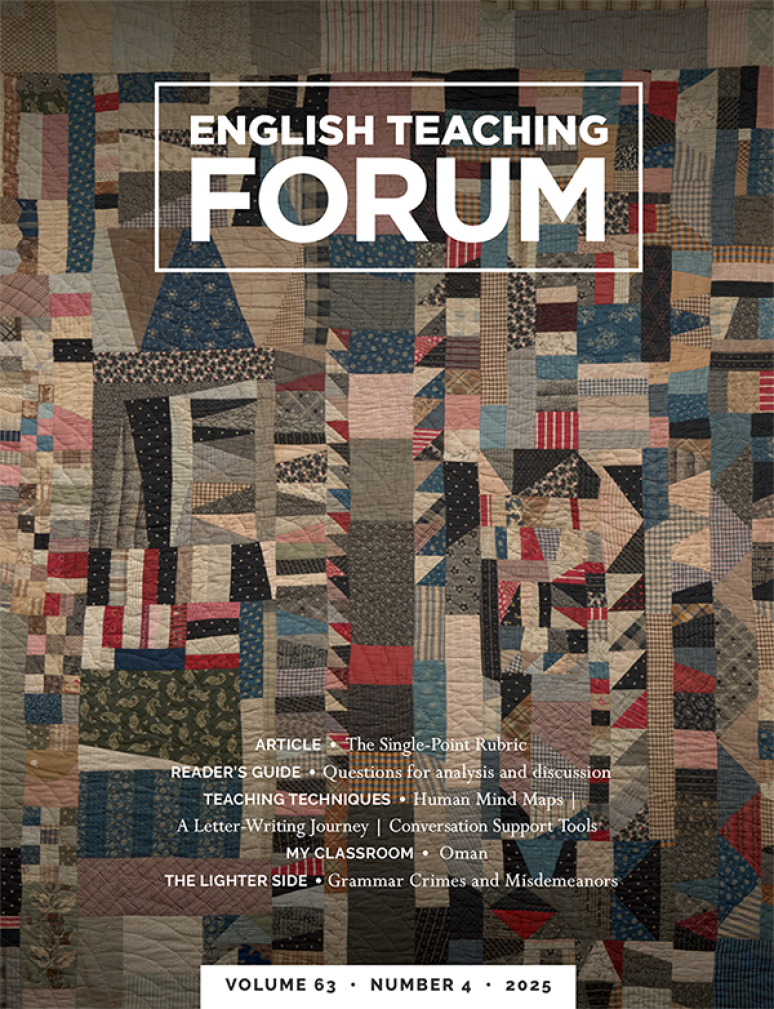 V. 63 #4; English Teaching Forum