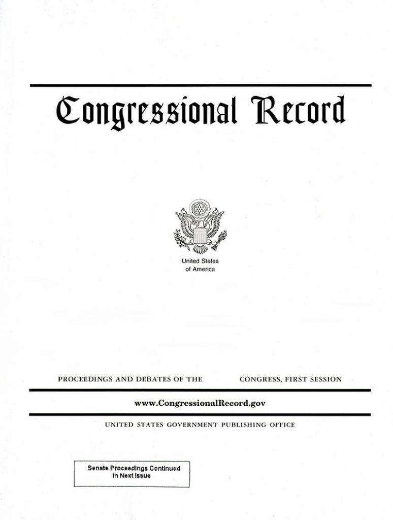 Vol 169 No 172 10/19/23; Congressional Record