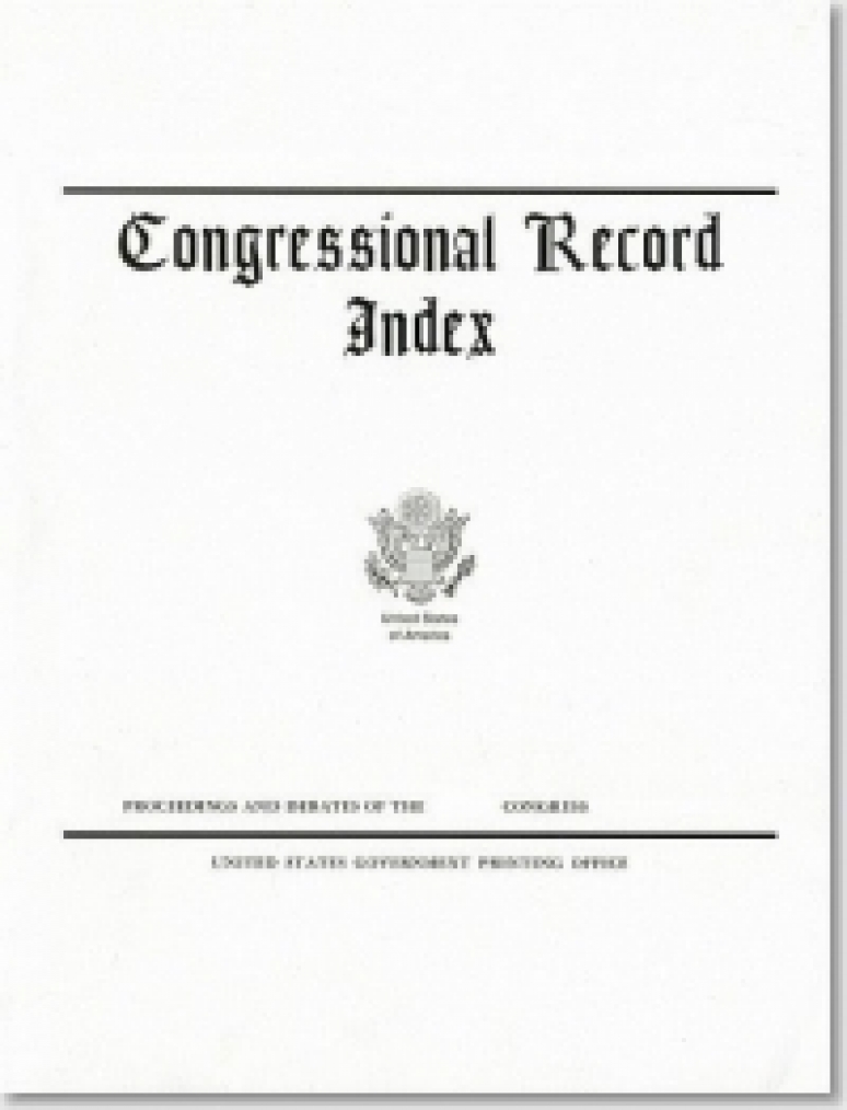 Index Apr-may 2022 #63-76; Congressional Record