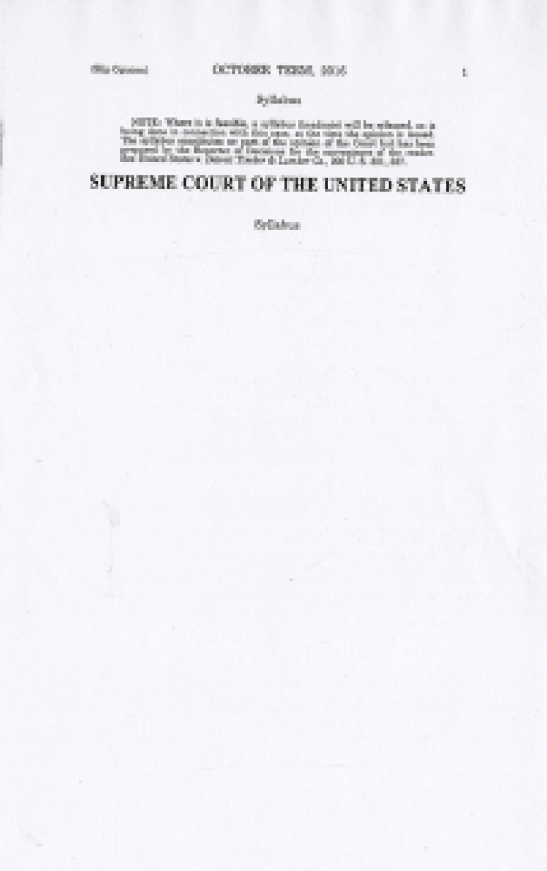 Vol 585 Pt 1; Official Report Of The U.s. Supreme Court Preliminary Reports 2018