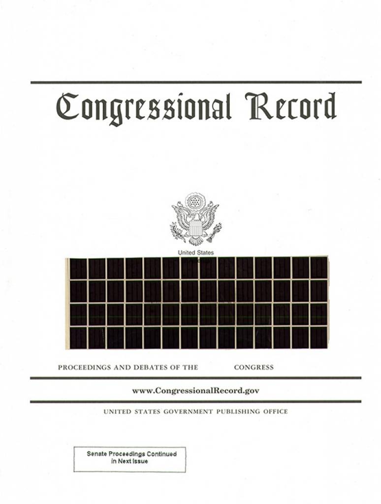 Vol. 163 #30-34; Congressional Record (microfiche)    02-20-2017 To 02-27-2017