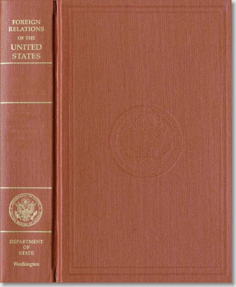 Foreign Relations of the United States, 1977-1980, Volume 1, Foundations of Foreign Policy